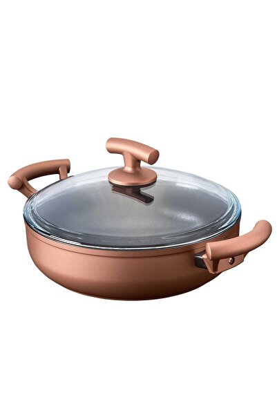 Nehir Gold Titanyum Basık Tencere 28 cm 29437