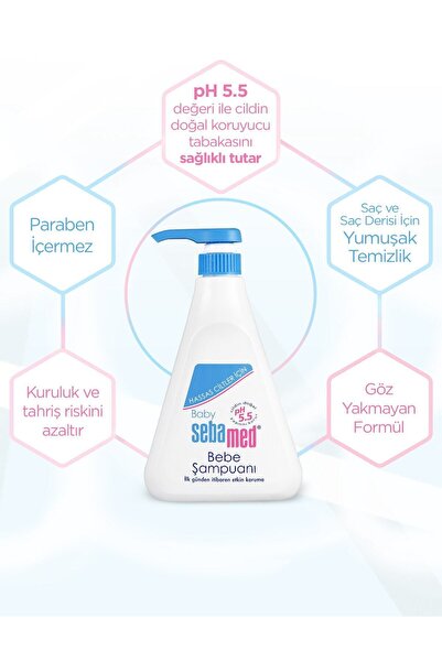 Sebamed Bebek Şampuan 500 ml+20 ml& Sabun 100 gr+20 gr