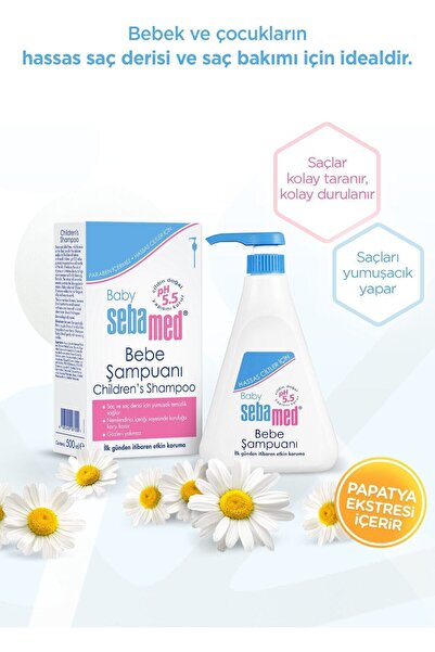 Sebamed Bebek Şampuan 500 ml+20 ml& Sabun 100 gr+20 gr
