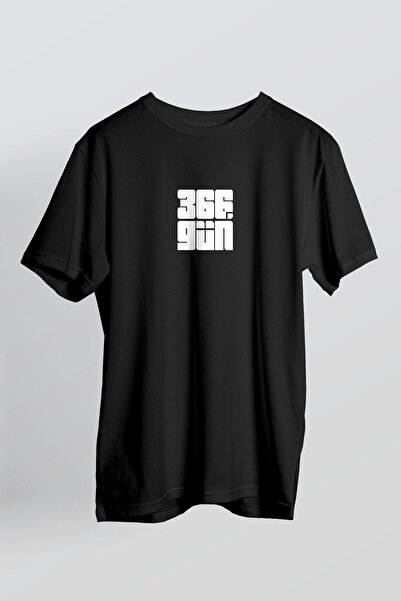 Limon Unisex Μαύρο 366. Μπλουζάκι Day Printed