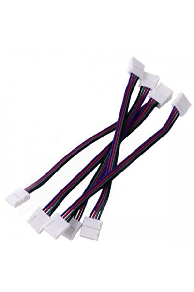 SECLİNK Digielektro Rgb Şerit Led Birleştirme Ekleme Aparatı Konnektör 4 Pin 4 Adet