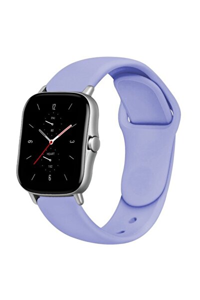 UnDePlus Huawei Honor Magic Watch 2 42mm Kordon Silikon Spor Kordon Lila Lila