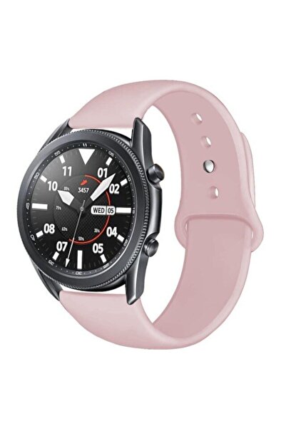 UnDePlus ????samsung Galaxy Watch 3 45mm Band Silicone Sport Band Pink Sand