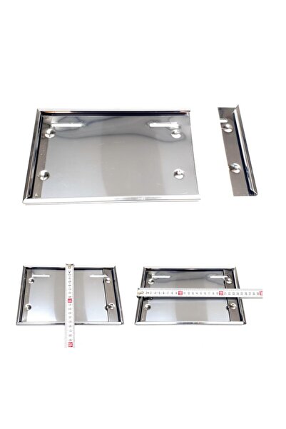 MOTOLİNAS Motosiklet Plakalık Nikel Saç 25cm X 16cm - Universal