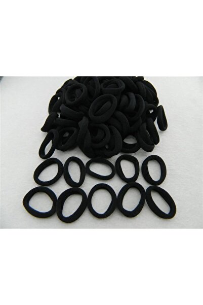 Bella Aksesuar Black Towel Rubber Buckle 24 Pieces