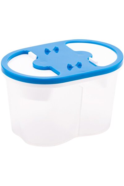 Bigpoint Fırça Yıkama Su Kabı 2 Bölmeli Mavi