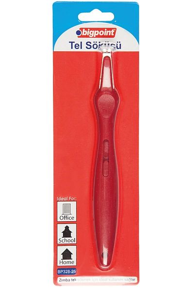 Bigpoint Staple Wire Remover Pen Type Red
