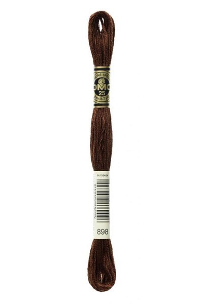 Dmc 2 Pieces of Muline Yarn with 898 Count
