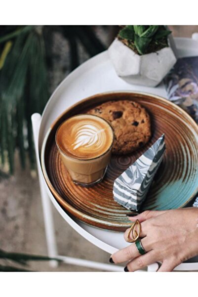 Bonna Porcelain Coral Flat Plate 26 cm Set of 3