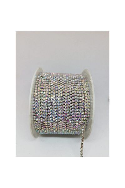 yiğit aksesuar Janjan Crystal Glass Stone Tight Strip Ss8-2 Mm 10 Meters