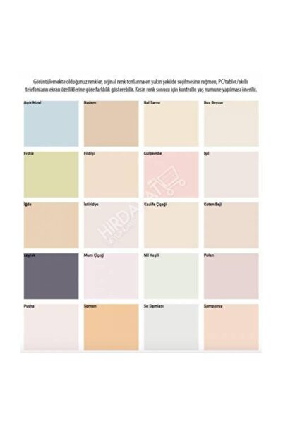 Fawori Silikonlu Mat Iç Cephe Duvar Boyası 2.5 Lt - Açık Mavi