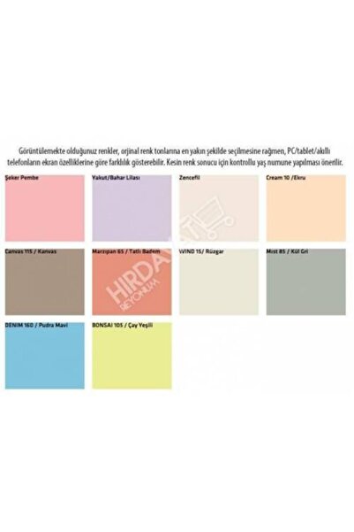 Fawori Silikonlu Mat Iç Cephe Duvar Boyası 2.5 Lt - Açık Mavi