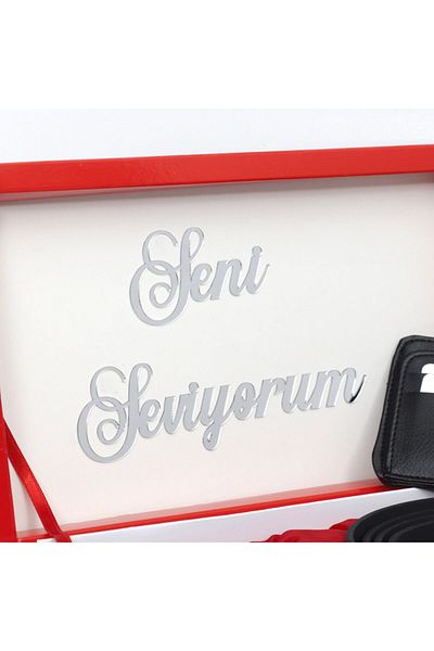 MaveraShop Wallet, Belt, Card Holder Set in Luxury Box
