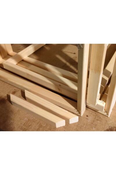KanvasSepeti 5li Set 40x30cm Tuval Şasesi Kasnak Punch Nakış Için Ahşap Şase