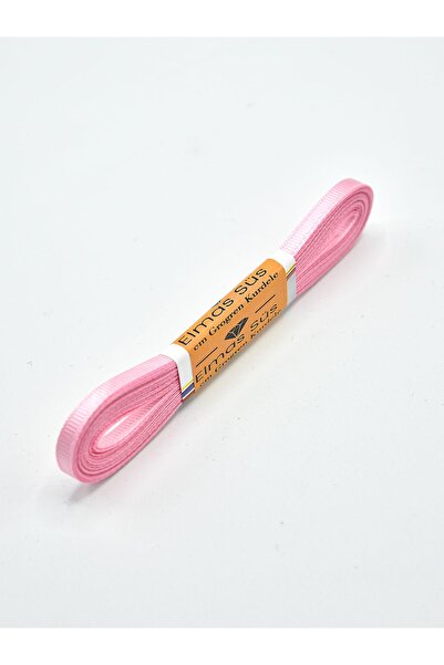 E Elmas شريط وردي من الحرير المضلع (6 مم - 10 م)