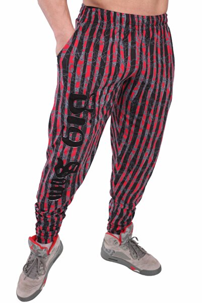 Big Sam Erkek Kırmızı Şalvar Kesim Dar Paça Eşofman Altı