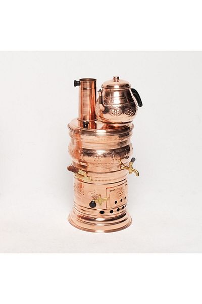 RZM Soba Lithe Copper Samovar Maraş 6 Liters