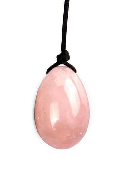 Sahi Aksesuar Pink Quartz Natural Stone Yoni Egg