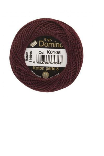 domino Κέντημα Νήματα 8 Νούμερο 105 Claret Red
