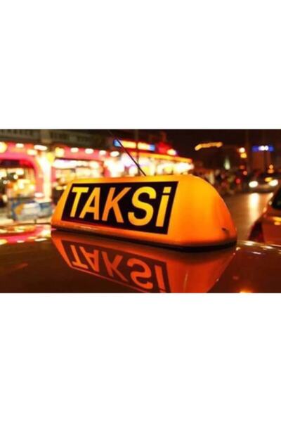 Genel Markalar Işıklı Taksi Levhası Mıknatıslı Taksi Yazısı 12 Volt