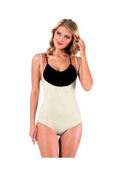Form Time 9005 Women's Badi White Corset with Snap Fasteners