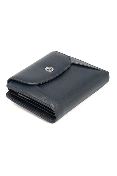 Tergan Navy Blue Leather Women's Wallet 05714ı91