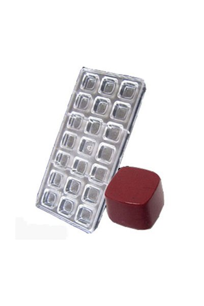 GLOBAL Polycarbonate Chocolate Mold Square