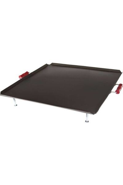 Merkezav Ocak Üstü Kare Saç Gözleme Yufka Ekmek Bazlama Kalın Sacı Mangal