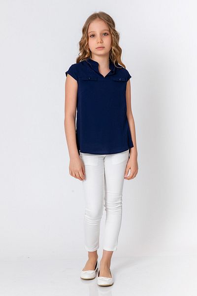 incity Girl's Navy Blue Blouse