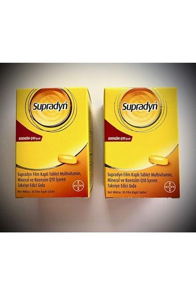Supradyn 30 Film Tablets (CONENZIM Q10)*2 Pieces