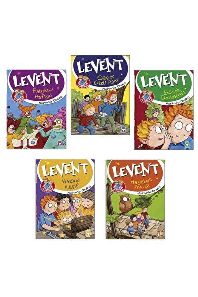 Timaş Yayınları Levent Iz Peşinde 1 - 5 Kitap Set - Mustafa Orakçı