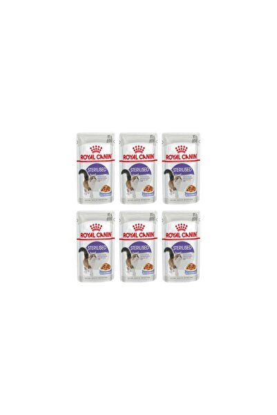 Royal Canin Jelly Sterilised Kısırlaştırılmış Yaş Kedi Maması 85 Gr 6 Adet