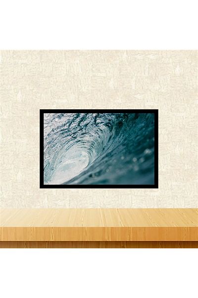 TAKIFİX Sea Wave 20-30 cm Ρετρό Ξύλινο Πίνακα Tkfx5920