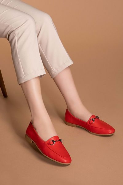 Gondol Women's Red Ballerinas
