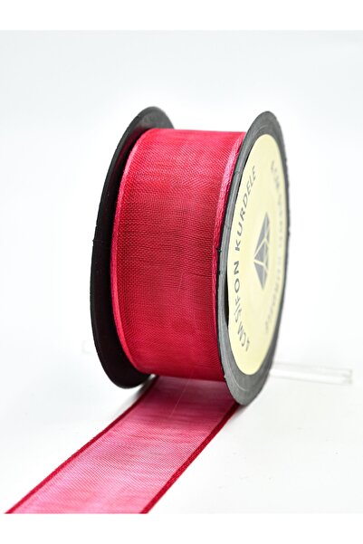 E Elmas شريط شيفون فوشيا 4 سم - 20 م