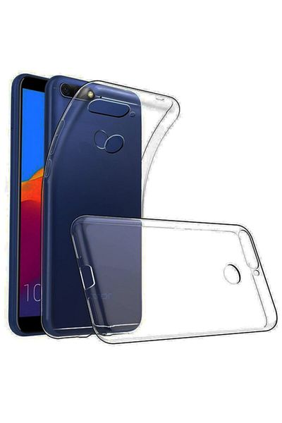 Molly جراب سيليكون شفاف متوافق مع هاتف Huawei P Smart 2018