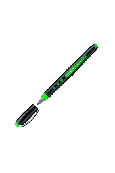 Stabilo Stabilo Black Green Rollerball Pen 1018/36