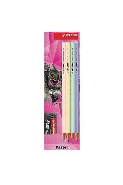 Stabilo Pastel Seri Kurşun Kalem Seti 4'lü
