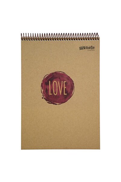 Mynote Kraft Bloknot A4 100 Yaprak Çizgisiz