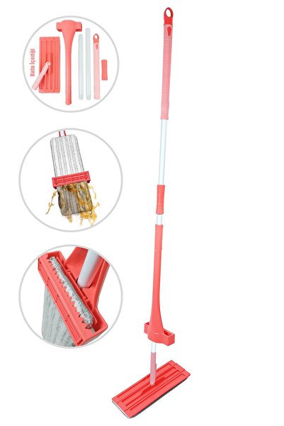 Awion Solo Kendinden Sıkmalı Mop Seti ( Turuncu )