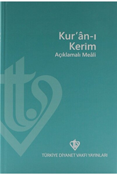 Türkiye Diyanet Vakfı Yayınları Kuranı Kerim Açıklamalı Meali Orta Boy Metinsiz