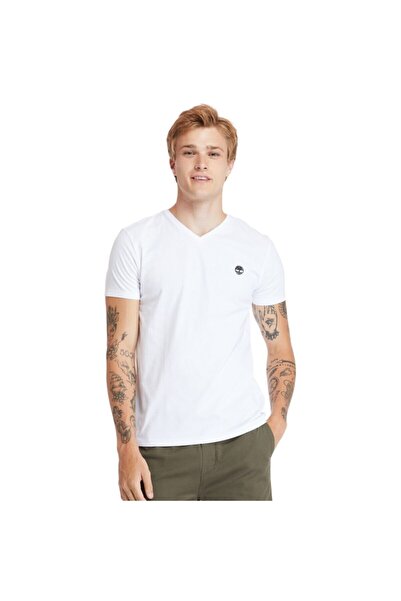 Timberland SS DUNSTAN RIVER JERSEY V White Men's T-Shirt101096722