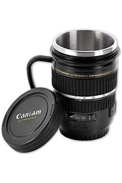 hitteknoloji Objektif Bardak Metal Mini Termos Bardak Doğum Günü Hediyesi