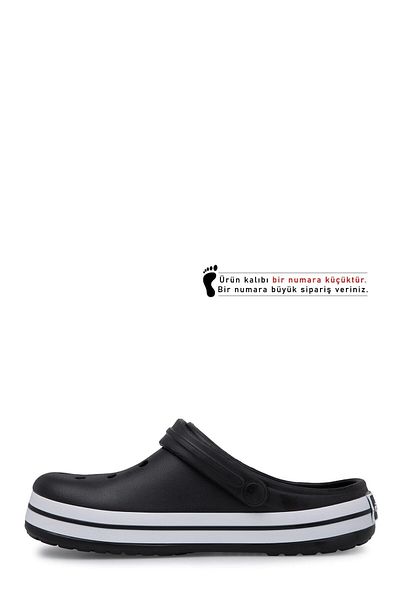 Akınal Bella Women's Black White Slippers E195Z000