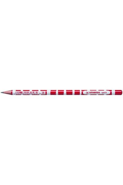 Stabilo Spirit Red/white Round Pencil 2b 12 Pieces