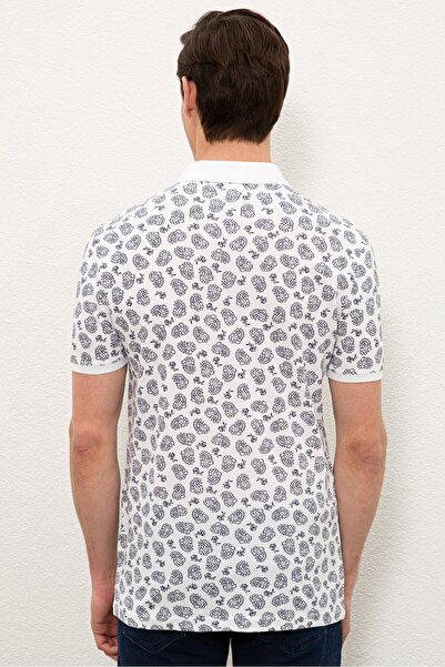 U.S. Polo Assn. Λευκό ανδρικό μπλουζάκι