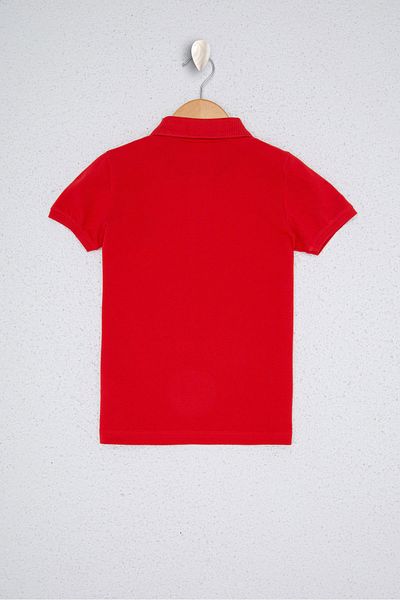 U.S. Polo Assn. Tricou roșu pentru băiat