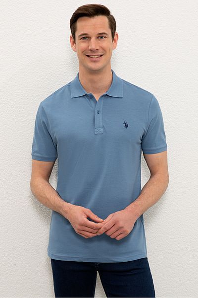 U.S. Polo Assn. Tricou albastru pentru bărbați