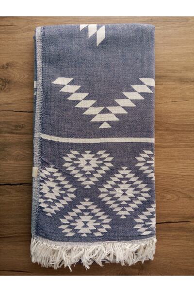 Melis Home Пештемал Банний рушник, пляжний рушник 100% бавовна 100x180 см Дво...