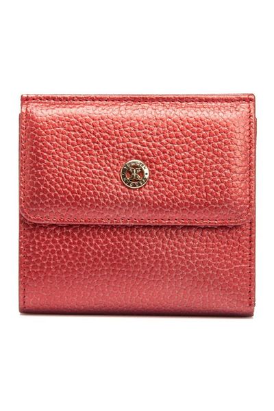 Tergan Red-Perla Genuine Leather Women's Wallet 05627N1H